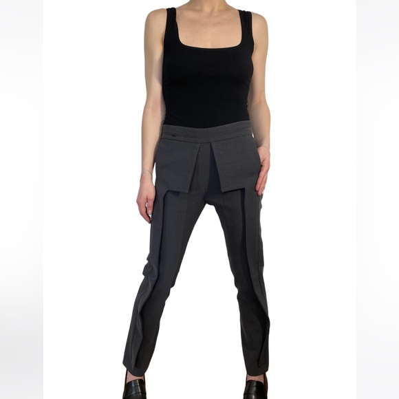 💀Rad Hourani Gray Panel Pants - Unisex 💀 - Picture 2 of 2